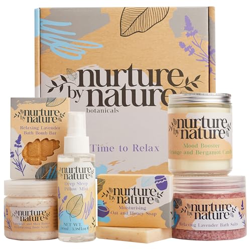Nurture by Nature Spa Gift Baskets for Women - Nurture by Nature Botanicals Official Imagery - 1