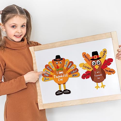Thanksgiving Crafts for Kids, Make-a-Turkey Crafts Stickers - Product Imagery