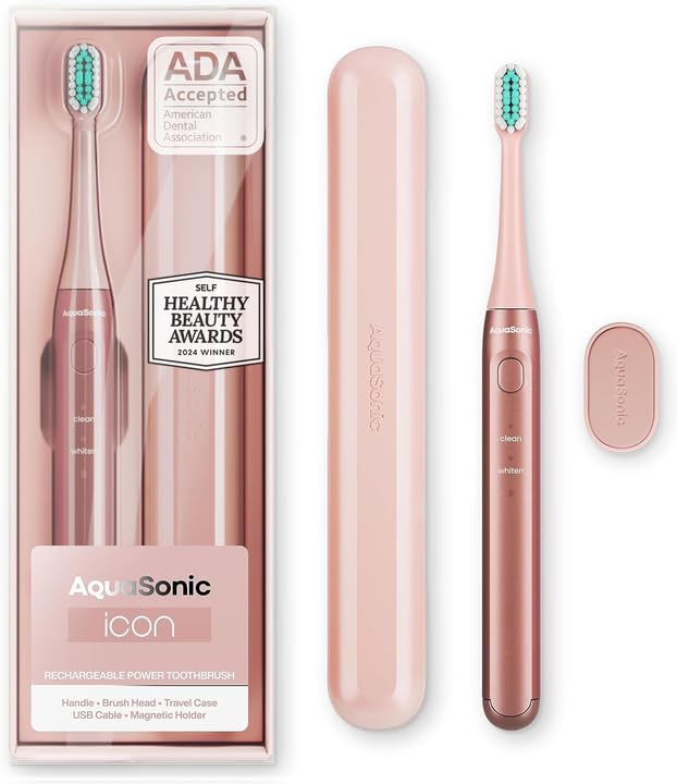 Aquasonic Icon Micro Vibrating Sonic Toothbrush - Aquasonic Official Imagery - 1