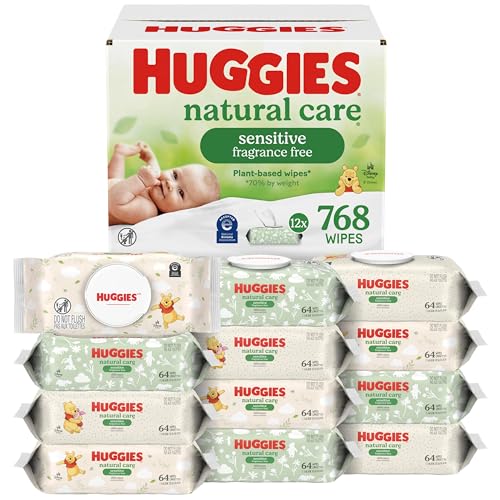 Huggies Natural Care Sensitive Baby Wipes, Unscented, Hypoalle... - Elefair Tech Official Product View 1
