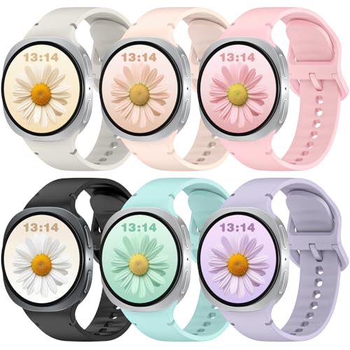6 Pack Sport Bands for Samsung Galaxy Watch 9 8 40mm 44mm/8 - Product Imagery
