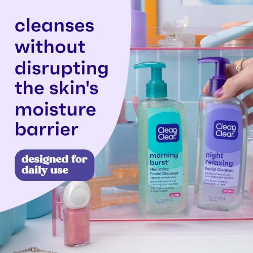 Clean & Clear Morning Burst Day & Night Facial Cleanser, 2 x 8 - Product Imagery