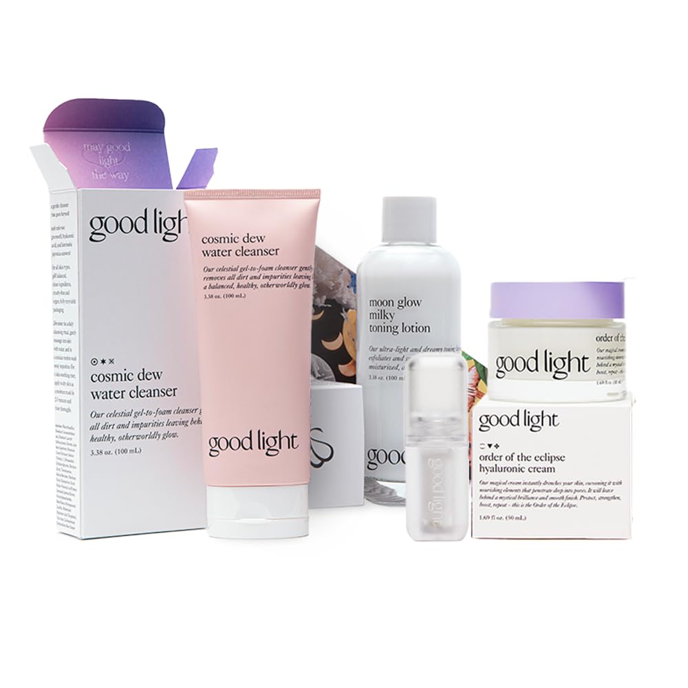 good light All-Stars Kit. An Otherworldly Korean Skincare Set - Product Imagery