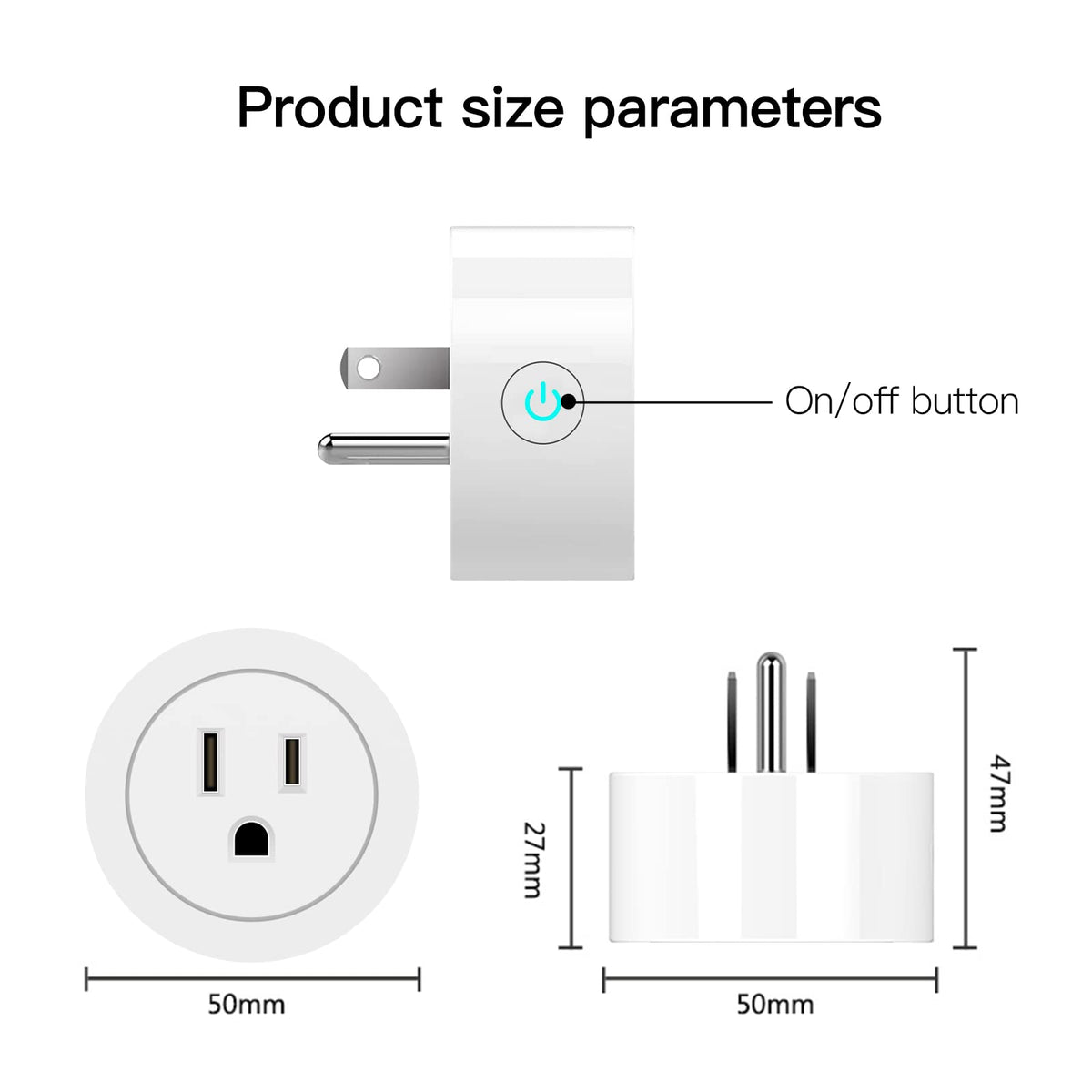 MOES Smart Dimmer Plug 2 Pack Plug in Lamp Dimmer Outlet for - MOES Official Imagery - 7