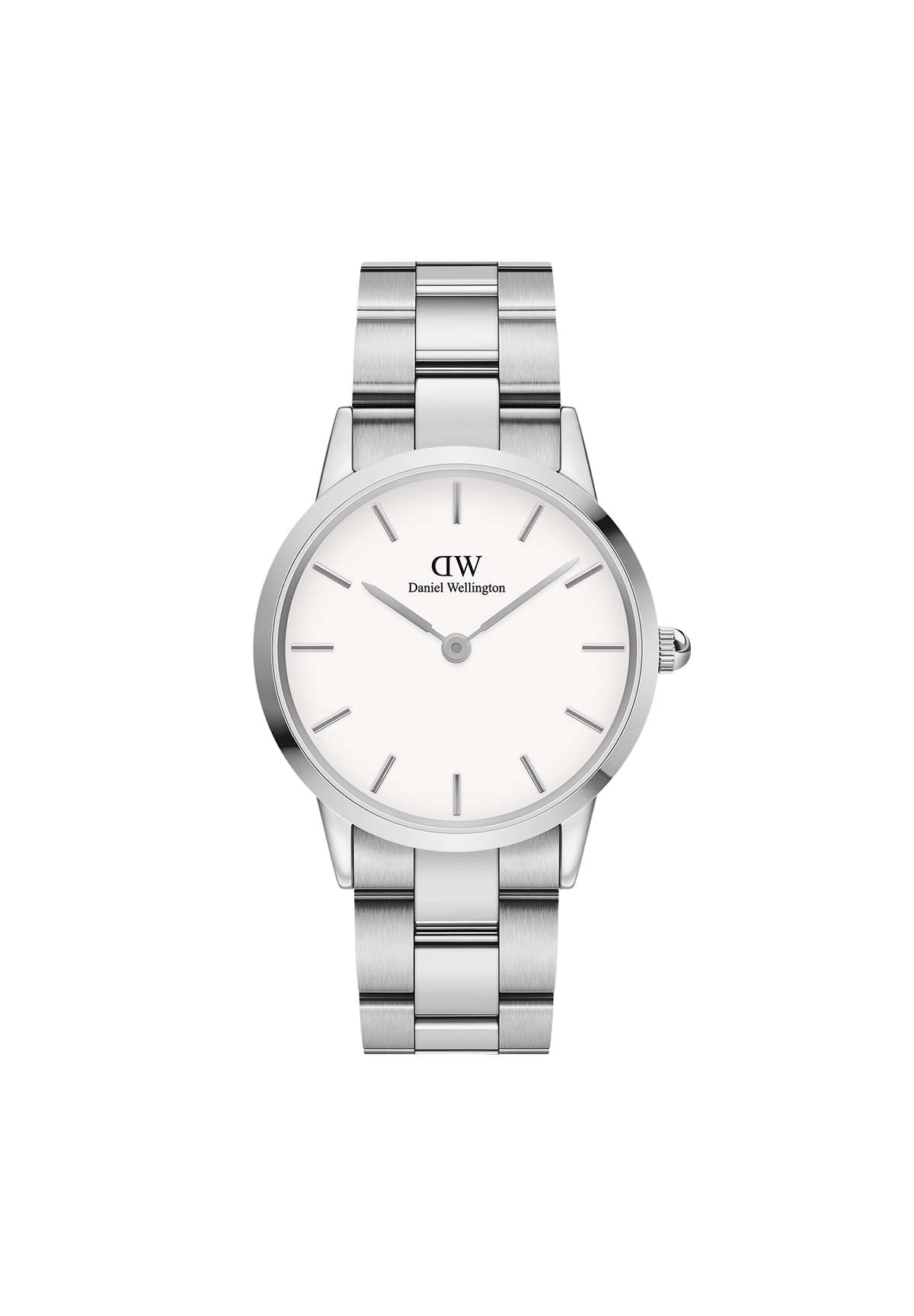 Daniel Wellington Iconic Link Watch, Rose Gold or Silver Link - Product Imagery