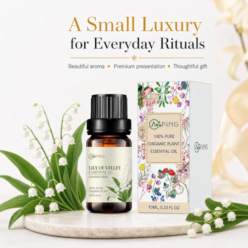 Lily of Valley Essential Oil - 100% Pure Organic Natural Plant - Product Imagery