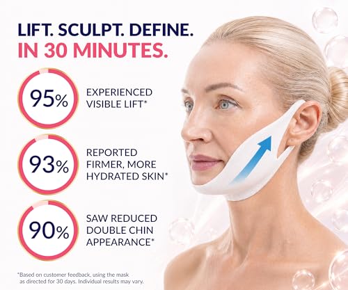 Stylia V Line Lifting Collagen Mask - Lift, Firm & Contour - Product Imagery