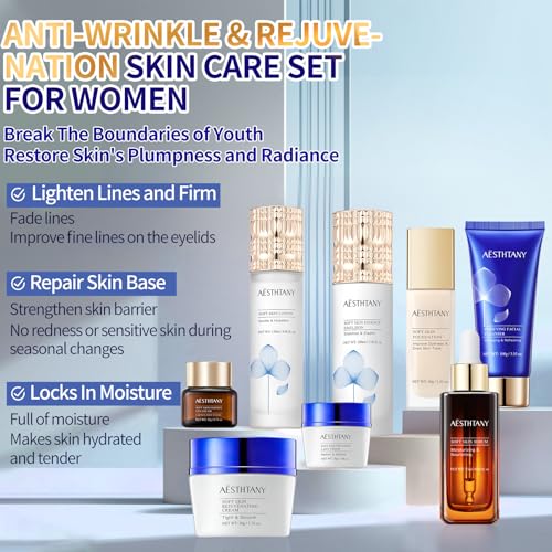 Anti-Aging Skin Care Kit For Women Anti-Wrinkle Firming Skin - Product Imagery