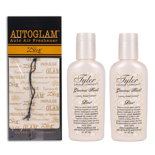Elanze Designs Tyler Candle DIVA 2 Ounce Hand Lotion and - Elanze Designs Official Imagery - 1