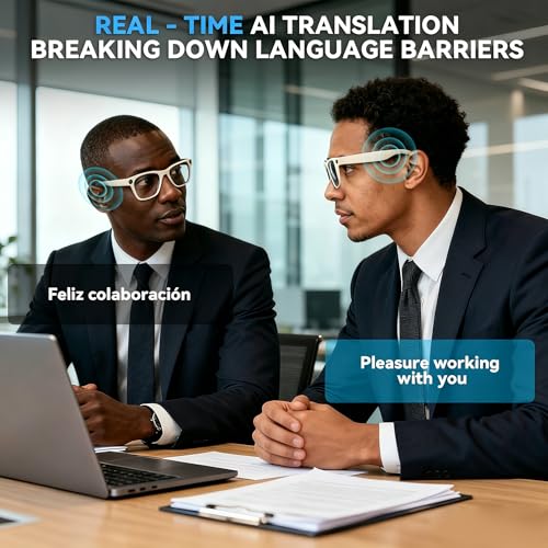 AI Smart Glasses with Camera, 8MP HD Camera Glasses for - Product Imagery