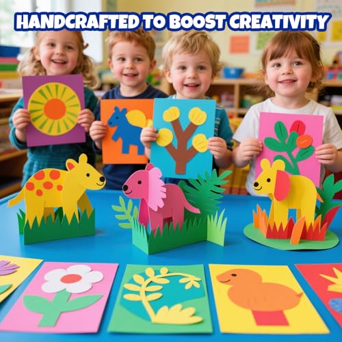 50 Sheets 8.5" X 11" Colored Cardstock, 50 Colors Card Stock - Product Imagery
