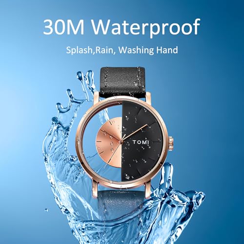 Unisex Transparent Half-Hollowed Classic Minimalist Quartz Watch - Product Imagery