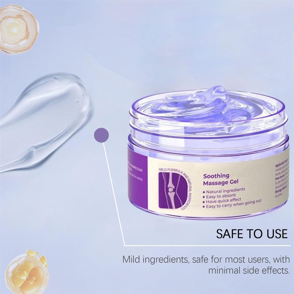 MYSQIHO 2-pack purple joint gel massage cream for knees, lumbar, neck, hands, and feet to support joint comfort and mobility.