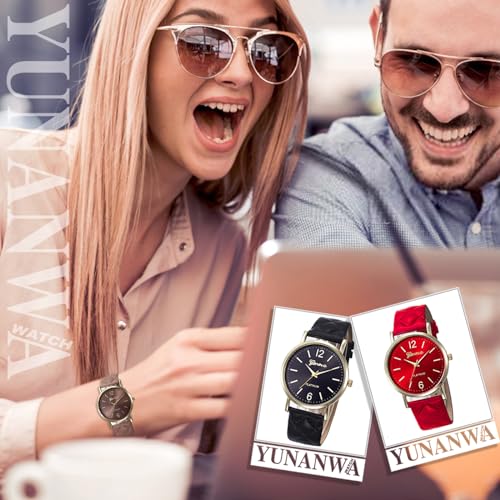 10 Pack Women Men Unisex Platinum Watches Roman Leather Band - Product Imagery
