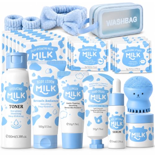 Milk Skincare Set for Teens Girls 10 12 Face Care Kit - JAFERTH Official Imagery - 1