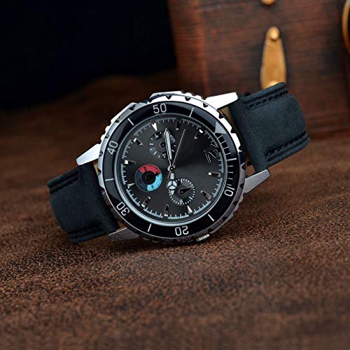 BISONSTRAP Watch Strap, Vintage Leather Replacement Bracelet, - Product Imagery