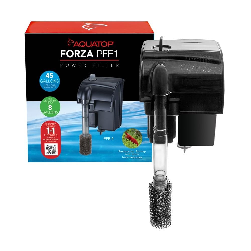 Aquatop Forza 80 GPH Power Filter for Aquariums 15 25 Gal - Aquatop Official Imagery - 8