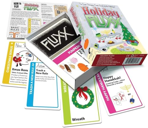 Looney Labs Holiday Fluxx Card Game - Celebrate Holidays with - Product Imagery