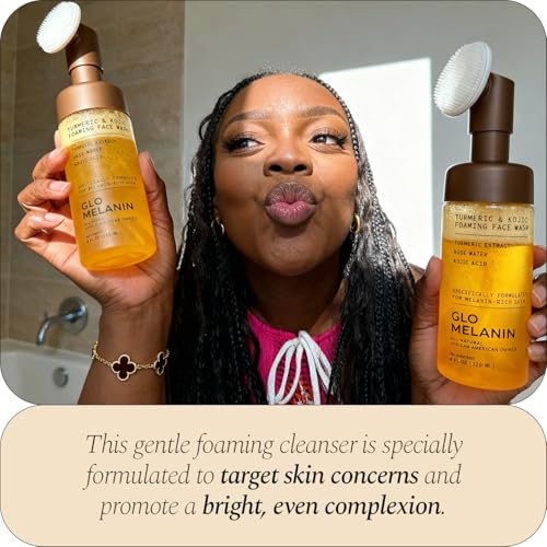 Glo Melanin Turmeric & Kojic Foaming Face Wash - 120ml - Product Imagery