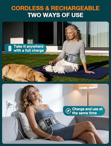 ALLJOY Cordless Heating Pad for Back 67", FSA Eligible Lower - Product Imagery