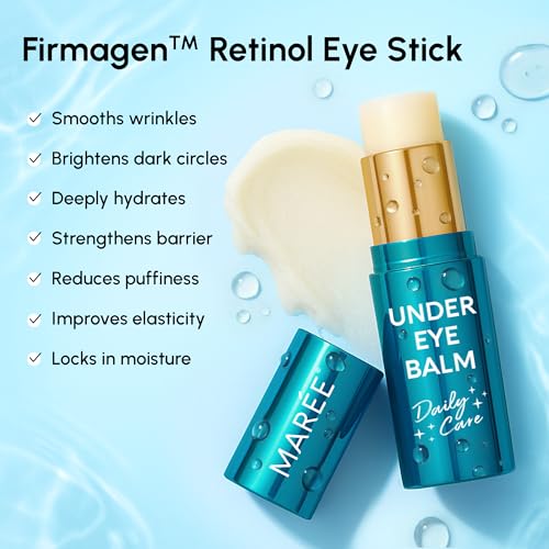 MAREE Under Eye Balm Stick Hydrating – Retinol Caffeine Under - Product Imagery