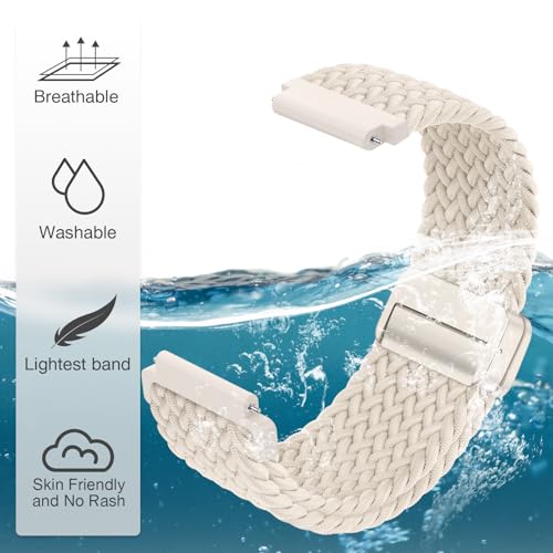 JNN Quick Release Watch Band - Magnetic 18mm 20mm 22mm Braided - Product Imagery