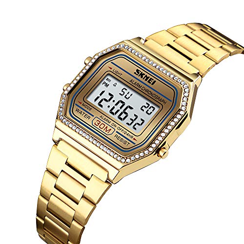 MASTOP Women's Classic Simple Petite Electronic Quartz Watch - Product Imagery