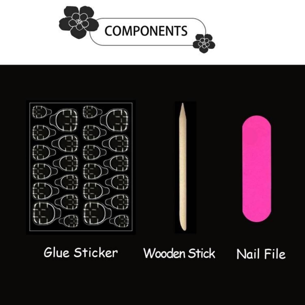 Press On Nails Medium Square Fake Nails French Tip Nails Press Ons With Leopard Print 3D Bow Designs, Fall Winter Glue On Nails For Women Nail Art, Reusable Glossy Acrylic 24Pcs