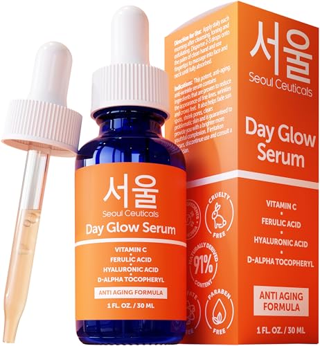 SeoulCeuticals 20% Vitamin C Serum for Face + CE Ferulic - SeoulCeuticals Official Product View 1