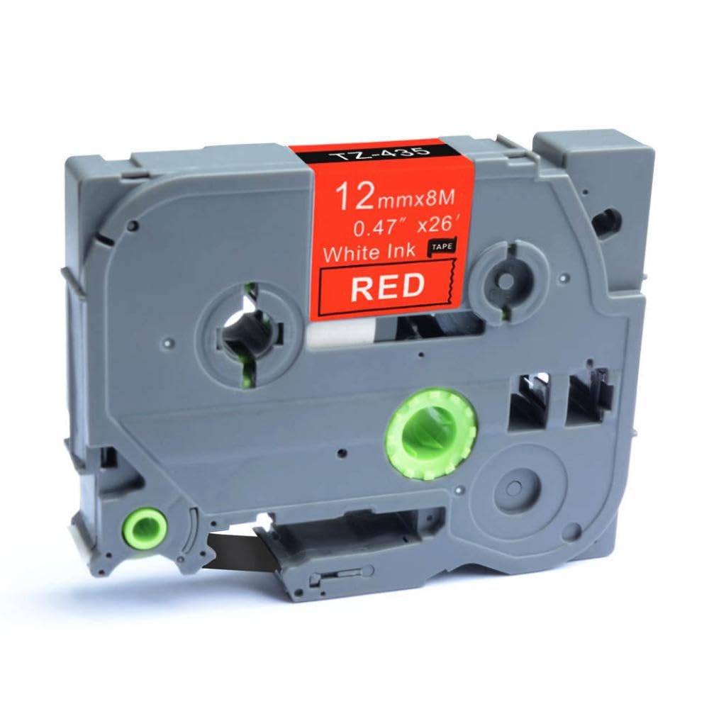 DUHWQ 12mm Label Tape 6-Pack Compatible with Label Maker PT-D210 H110 D600 Works with TZe-131 TZe-231 431 531 631 731 Tapes