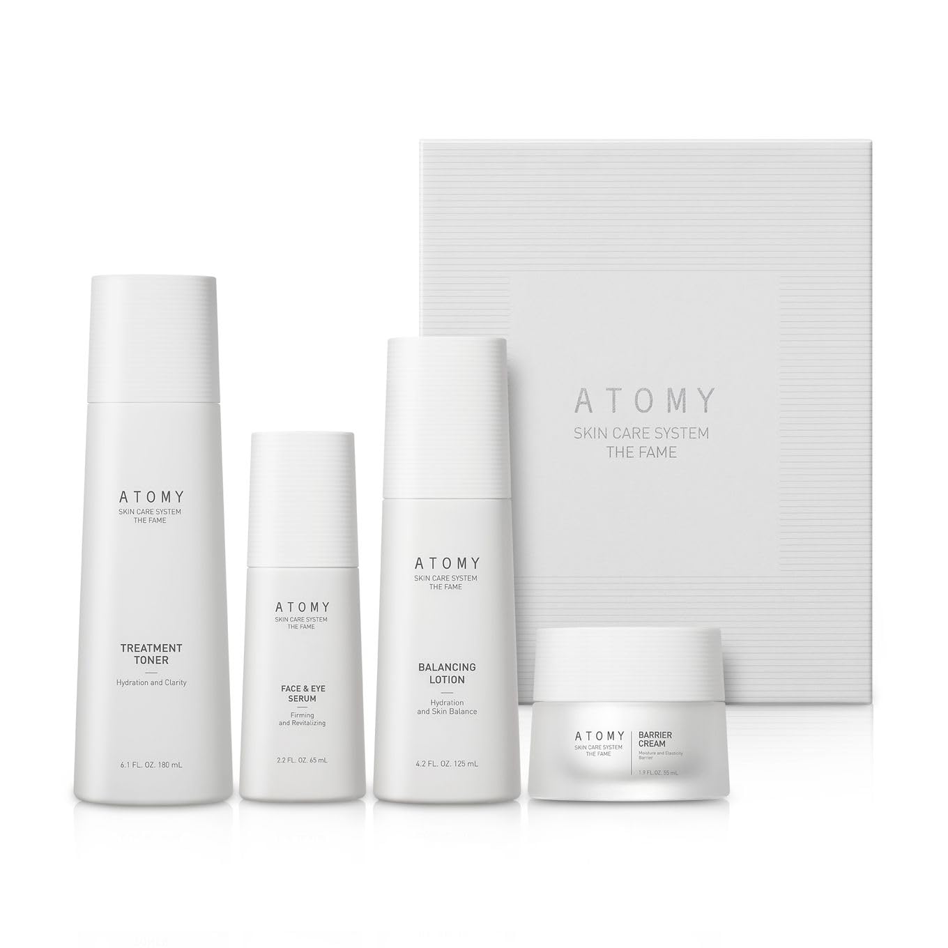 Premium K-Beauty 2026 NEW The Fame Skin Care System 4-Step Set - Generic