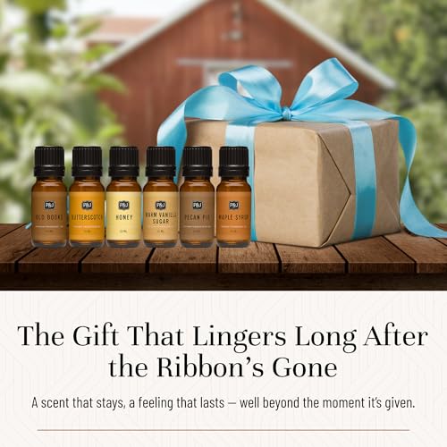 P&J Fragrance Oil Farmhouse Set | Old Books, Butterscotch, - Product Imagery