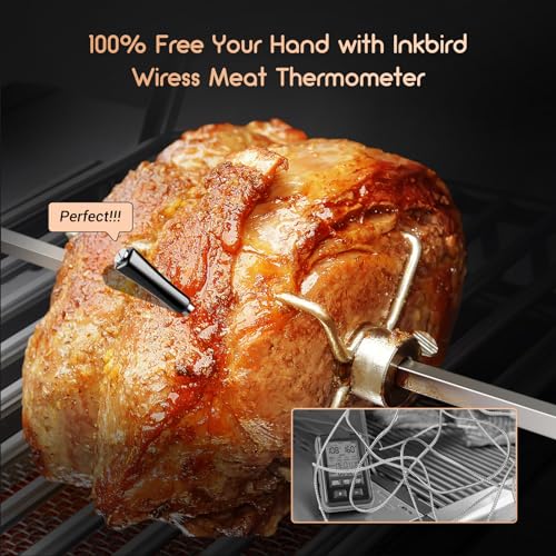INKBIRD Meat Thermometer Wireless, Smart Bluetooth Meat - Product Imagery