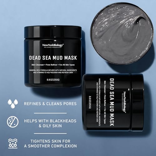 New York Biology Dead Sea Mud Mask for Face & Body - 8.8 oz - Product Imagery