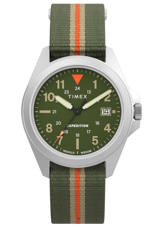 Timex Unisex Expedition Field 36mm Watch - Green Strap Dial - Product Imagery