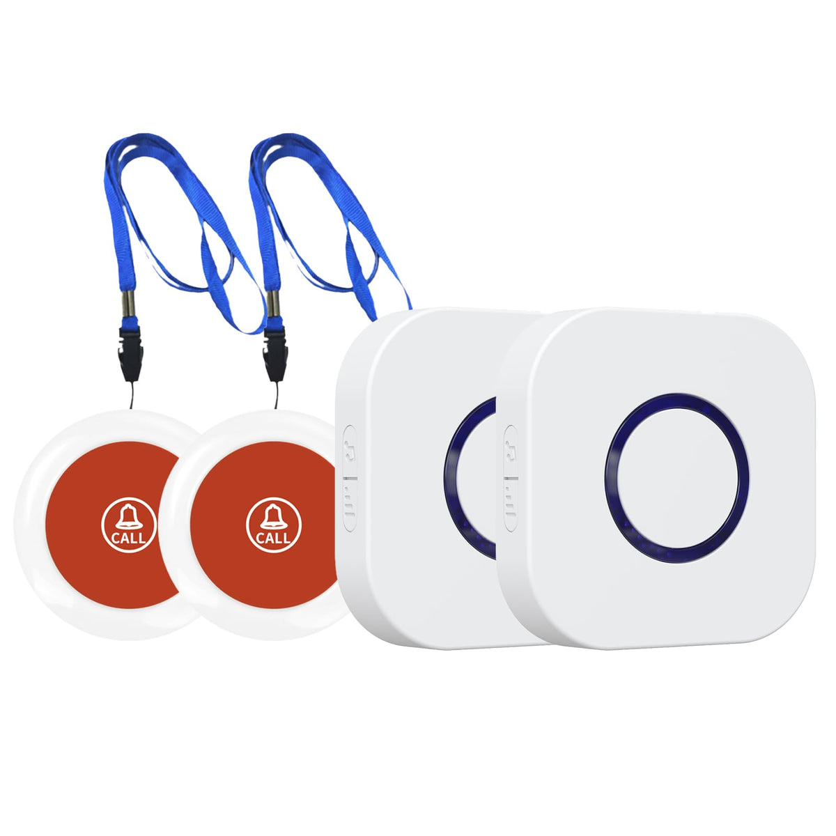 Wireless Caregiver Pager Dual Receiver Home Alert System - Greetmed Official Imagery - 1