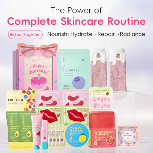 Fruit Skincare Birthday Gift Set for Teenage Girls & Women, - Product Imagery