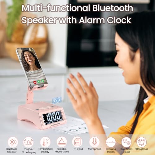 JTEMAN Gifts for Men Women,Cell Phone Stand with Wireless - Product Imagery