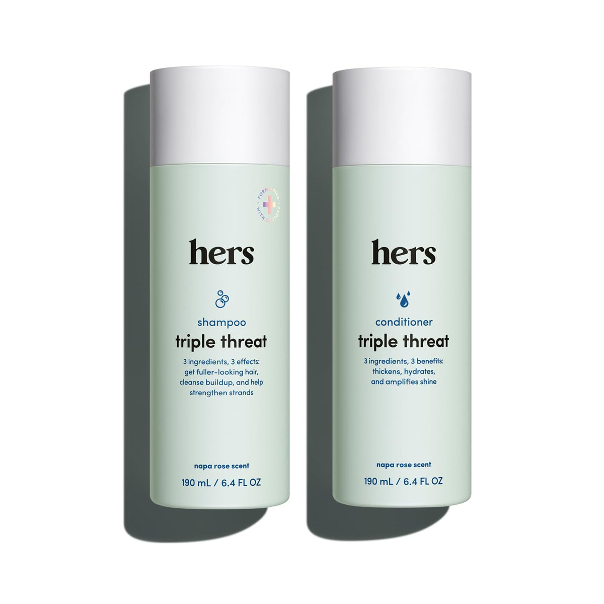 hers Triple Threat Shampoo Conditioner Set Biotin Napa Rose - HIMS & HERS Official Imagery - 2