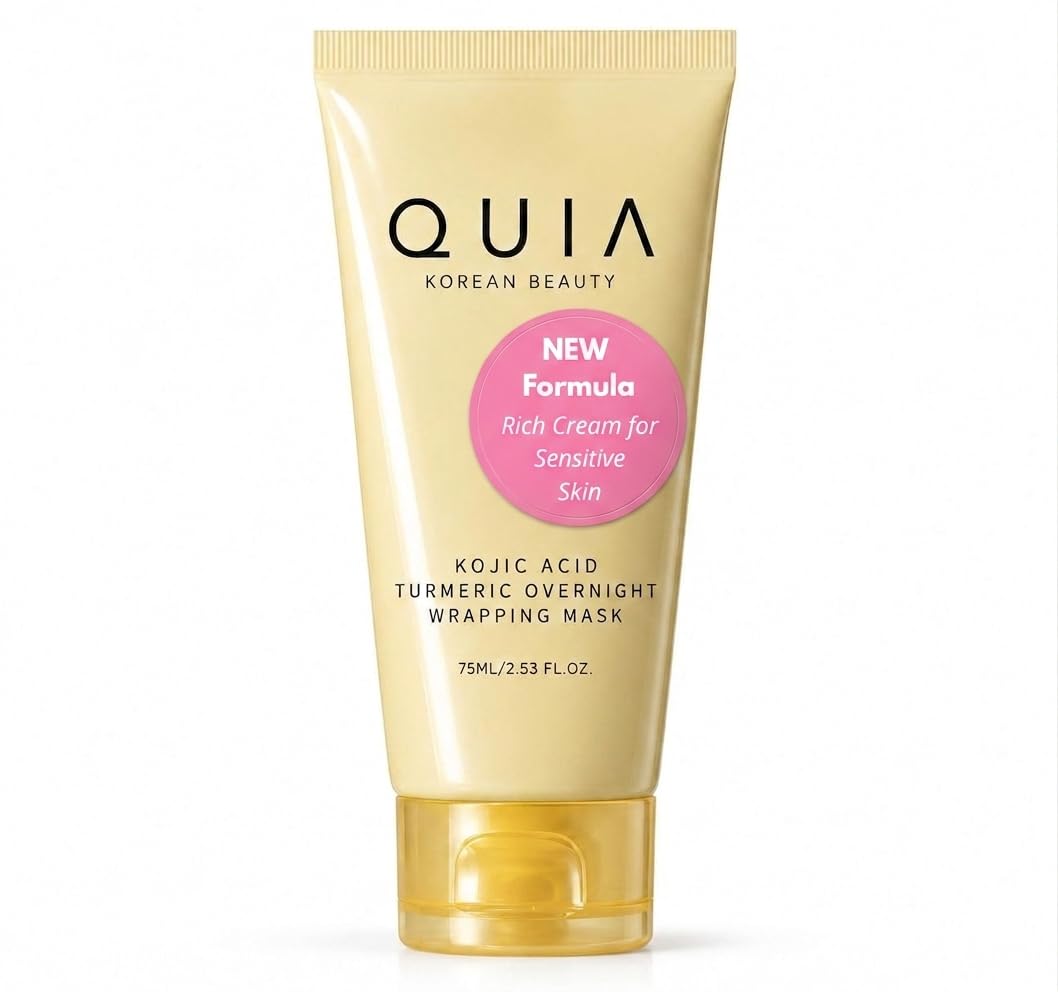 QUIA Turmeric + Kojic Acid Overnight Wrapping Mask for Glowing - Product Imagery