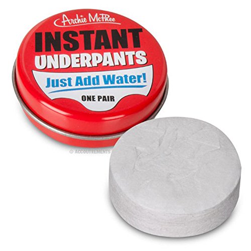 Archie Mcphee Instant underpants. Just add water one pair - Product Imagery
