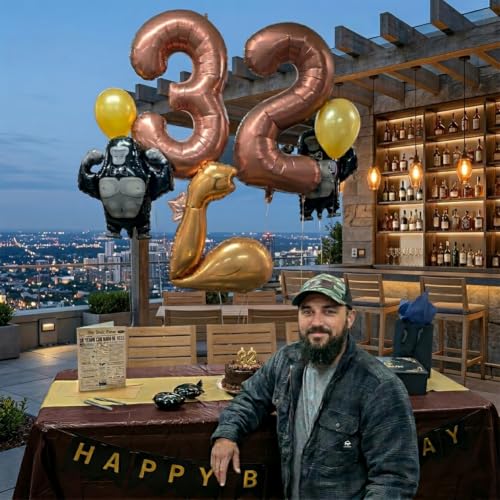 Gym Party Decorations Balloons Workout Themed Celebrations - Product Imagery