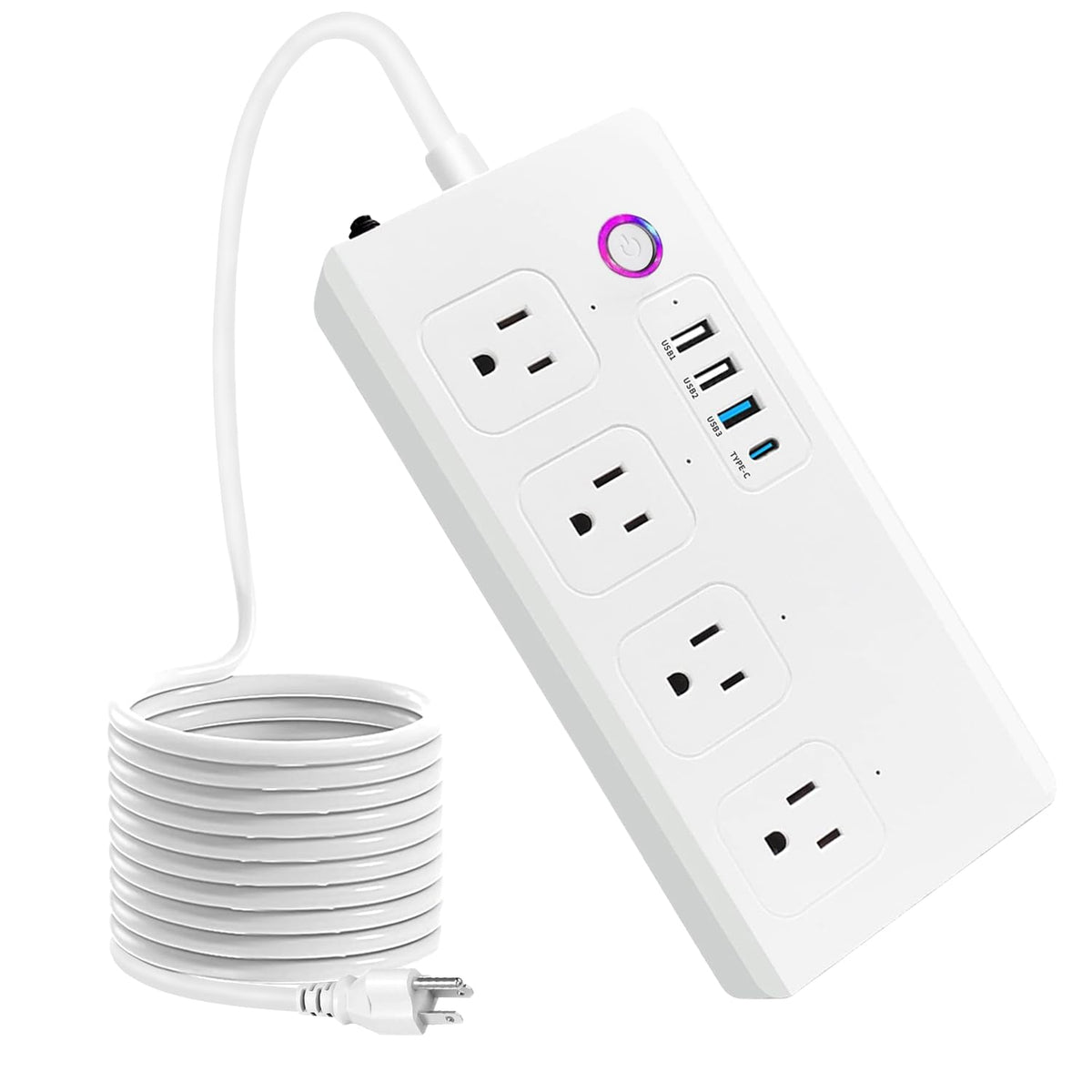 Smart Power Strip Voice Control for Alexa Google - UseeLink Official Imagery - 2