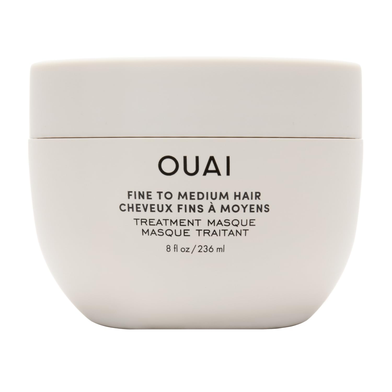 OUAI Fine to Medium Hair Treatment Mask- Deep Conditioning Hair - Product Imagery