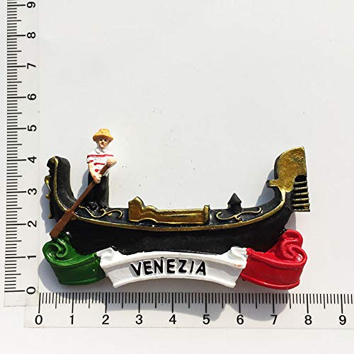 Venice Italy 3D Boat Refrigerator Magnet Souvenirs Handmade - Product Imagery