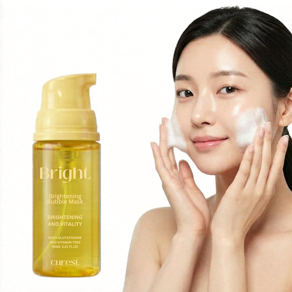 Curest Wash-Free Micro Bubble Mask - Korean Skin Care Set for - Product Imagery