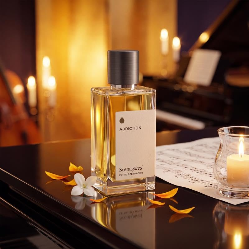 Addiction Unisex Long Lasting Extrait de Parfum Saffron Amber - Product Imagery
