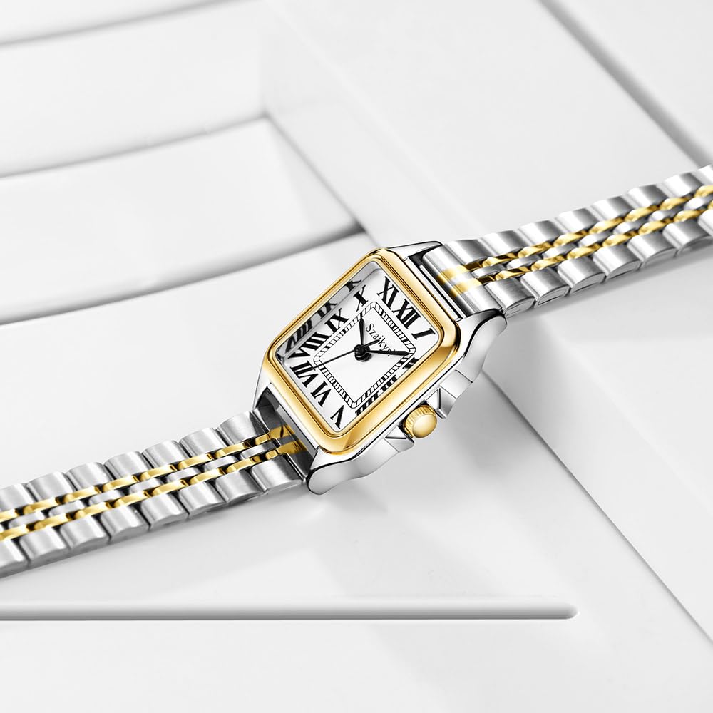 Szaikyri Classic Square Watch for Women Ladies Dress Watch - Szaikyri Official Imagery - 5
