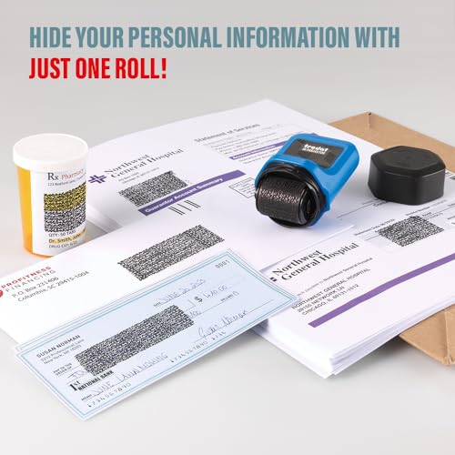 Trodat ID Protector Identity Theft Roller Stamp – incl. 3 Bonus - Product Imagery