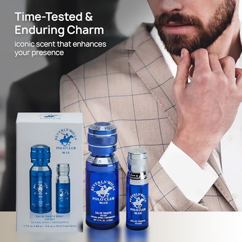 Beverly Hills Polo Club BHPC Men's Eau De Toilette Bonus Pack, - Product Imagery